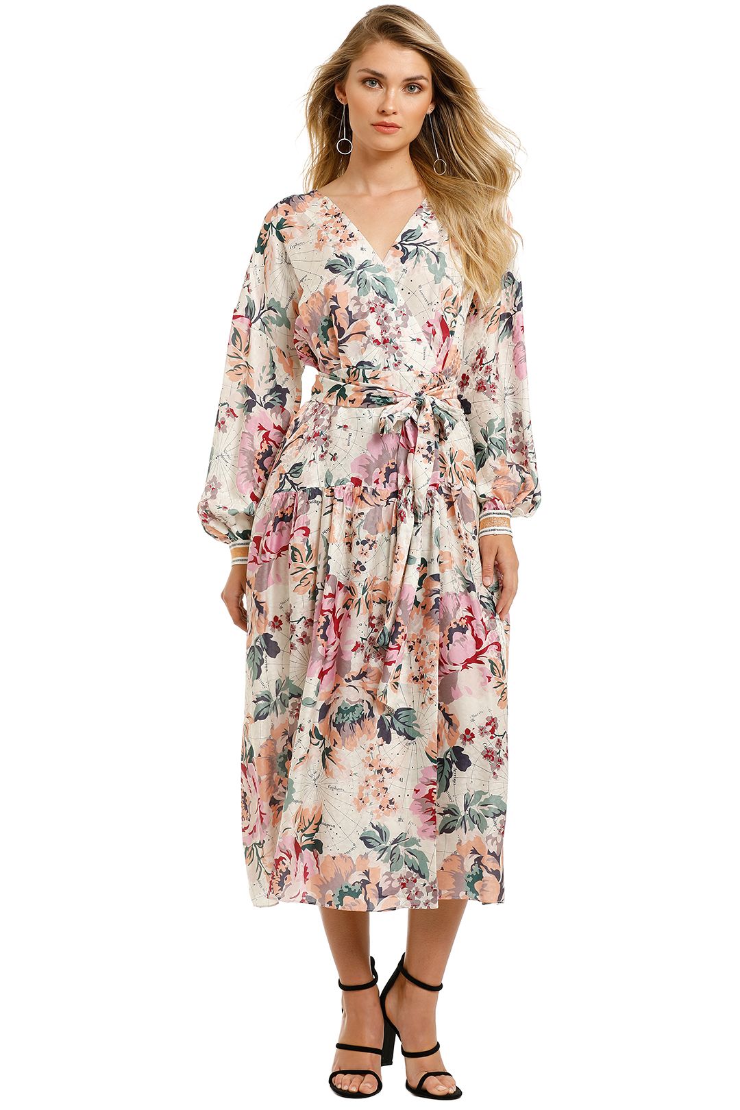 Floral Charts Wrap Dress | Ginger and ...